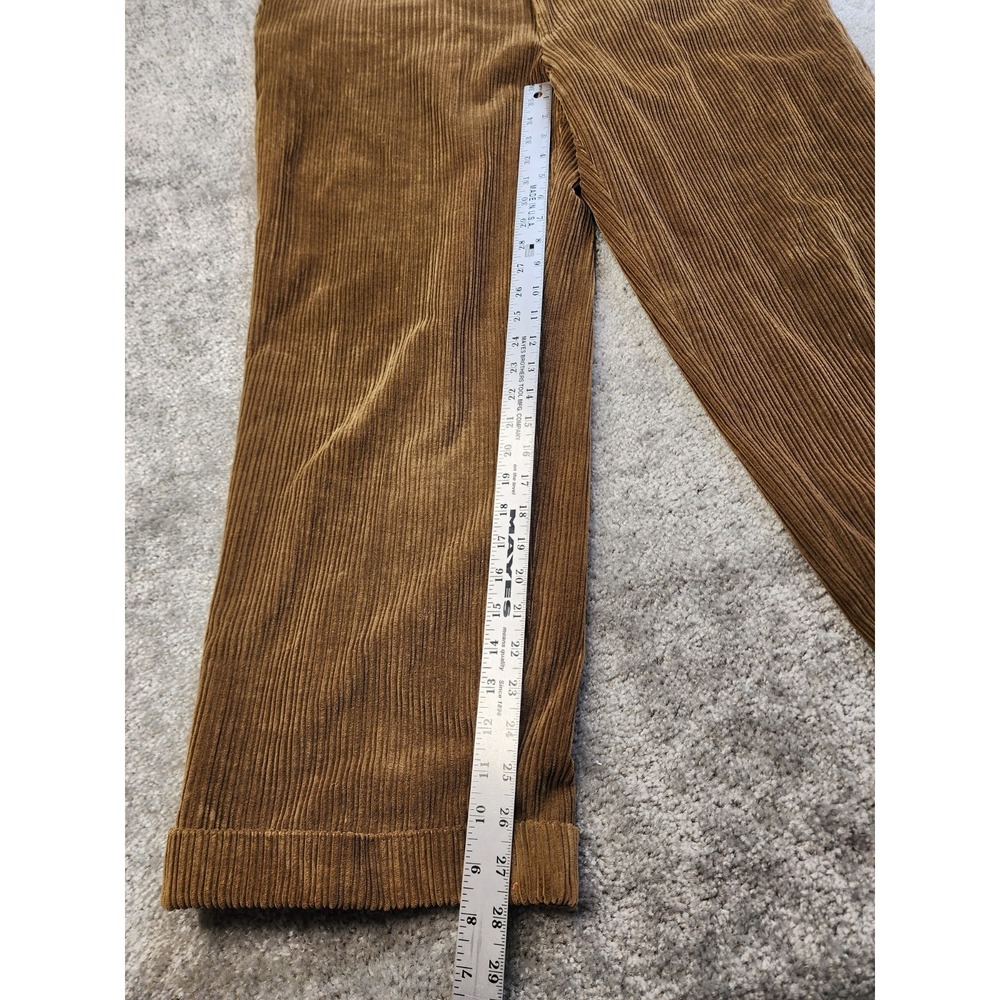 Ermenegildo Zegna Soft Pants Men's Brown  CashCo Hemmed - Picture 2 of 10